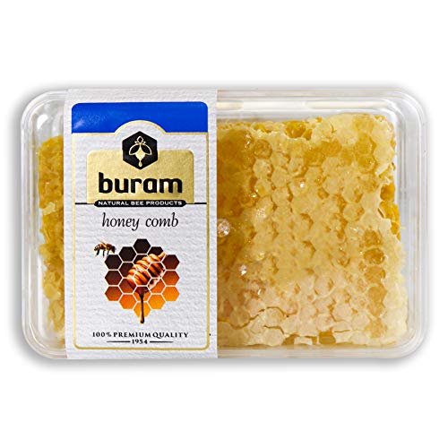 Buram Honey with Nuts, Premium Quality Honey Dipped Mix Nuts with Gourmet  Savory Flavor, Great for Snacking, Spread and Baking, Resealable Jar, 14